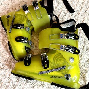 Nordica Supercharger Ignition Yellow Professional Ski Boots 287mm Mondo‎ 240-245